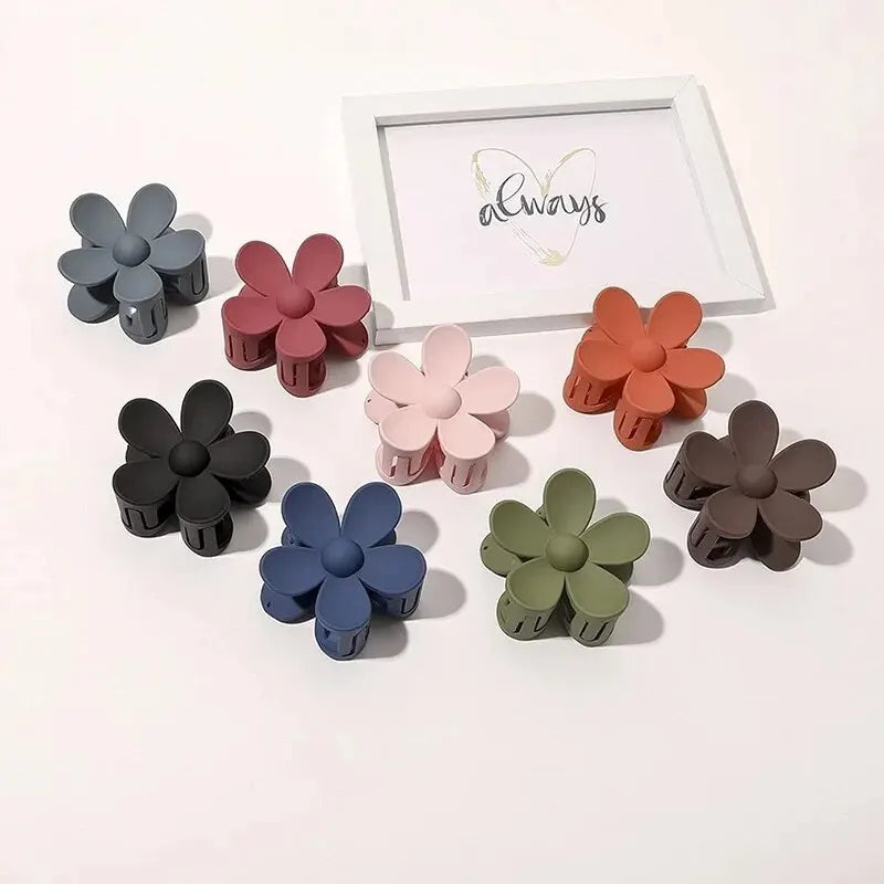 Piccolas Large Flower Claw Clips For Women T