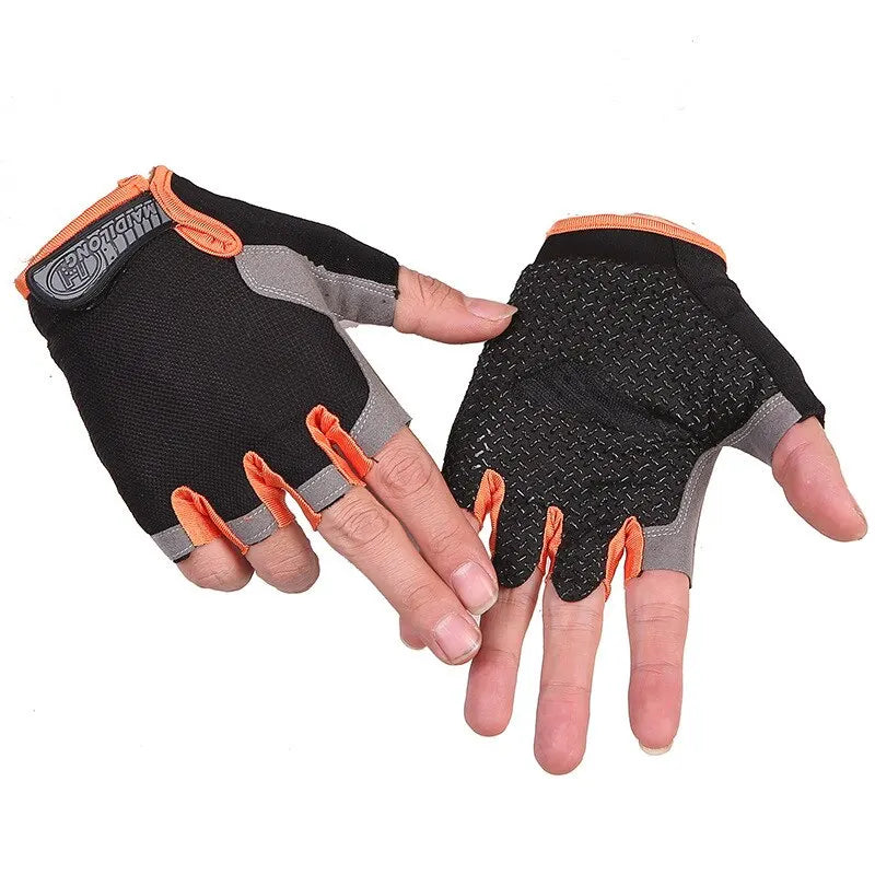 Piccolas Half Finger Anti Slip Anti Sweat unisex Gloves
